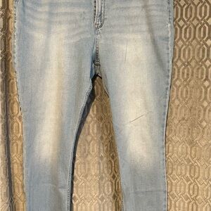 Old Navy High-Rise Super-Skinny Jeans in Light Blue
